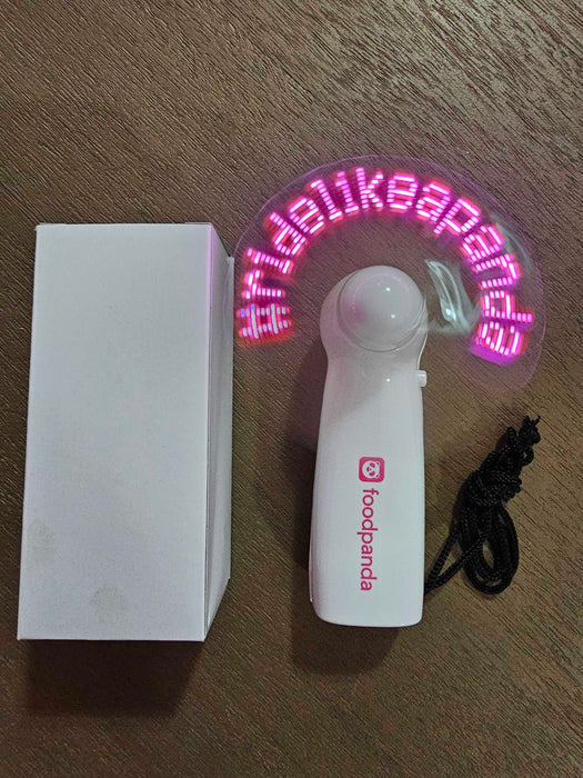 LED Message Fan