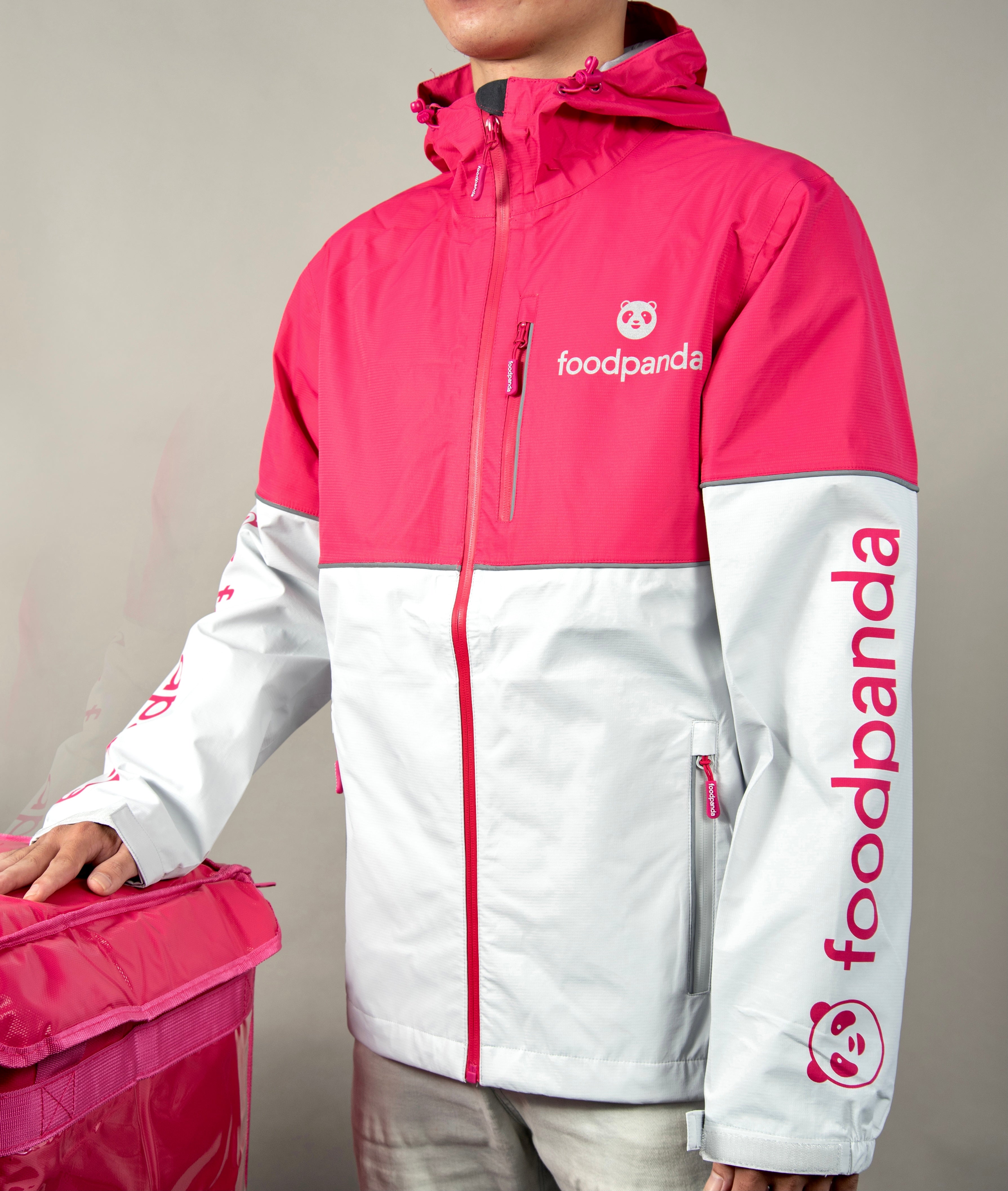 Amazon.co.jp: Hood Panda Foodpanda Rain Jacket : Clothing